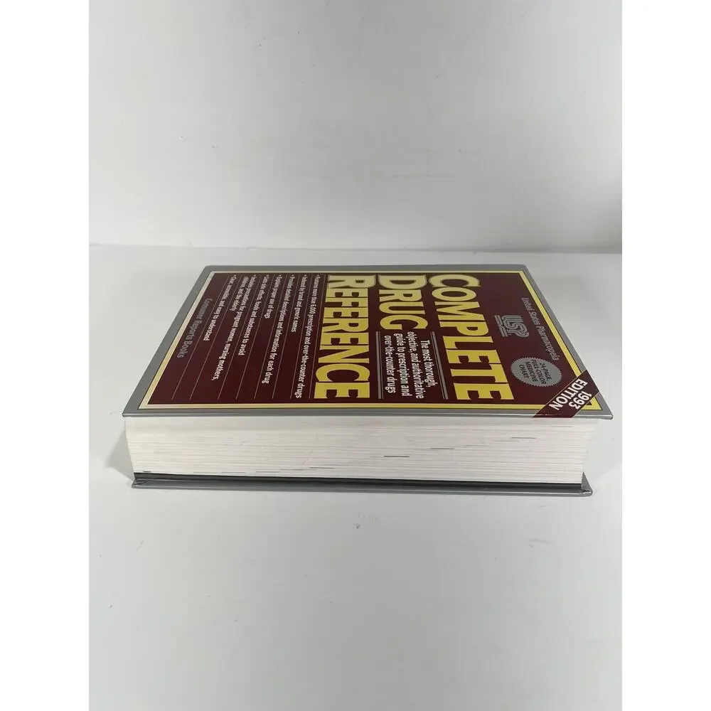 Complete Drug Reference Hardcover United States Pharmacopeia‎ Book 1993 Edition